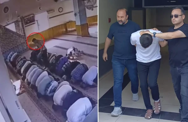 Məsciddə törədilən dəhşətli qətlin görüntüləri yayıldı - VİDEO - FOTO