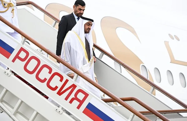 Şeyx Məhəmməd bin Zayed Əl Nəhyan Rusiyaya rəsmi səfərdədir