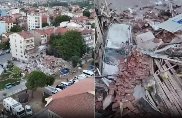 Zəlzələ Türkiyəni bu hala saldı  -  DRON GÖRÜNTÜLƏRİ YAYILDI 