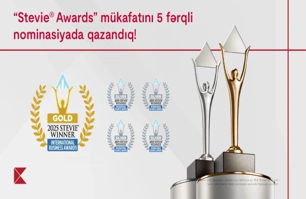 Kapital Bank 5 nominasiyada “Stevie Awards” mükafatına layiq görülüb&nbsp;