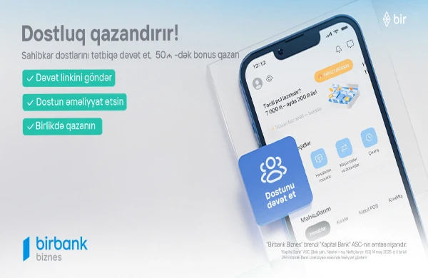 Birbank Biznes-də dostluq qazandırır&nbsp;