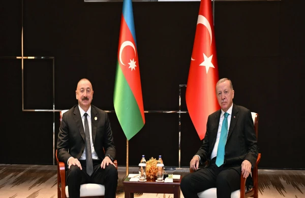 Prezident İlham Əliyevin Rəcəb Tayyib Ərdoğanla görüşü keçirilib