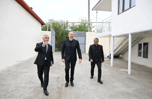 İlham Əliyev Xocalı rayonunun Seyidbəyli kəndində olub
