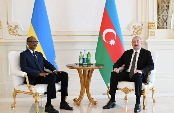 Azərbaycan və Ruanda prezidentlərinin təkbətək görüşü olub