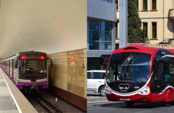 Bugündən metro və marşrutlarda gediş haqqı 60 qəpik oldu