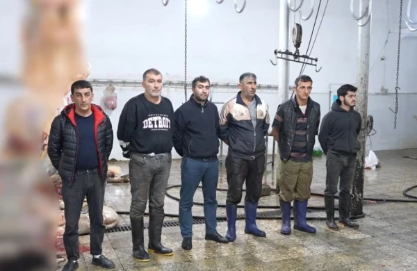 &nbsp;DİN əməliyyat keçirdi:Qəssablar tutuldular (FOTO+VİDEO)