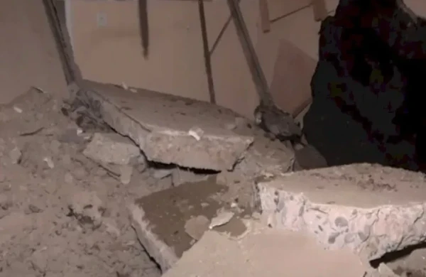 Bina çökdü: Yaralılar var