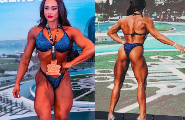 Azərbaycanlı qadın idmançının görüntüsü viral oldu