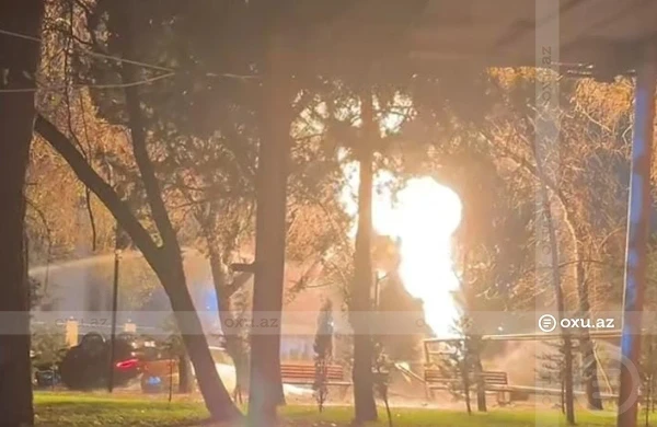 Güclü yanğın başladı