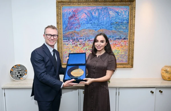 Leyla Əliyeva ÜST-ün Avropa üzrə Regional Ofisinin xüsusi nümayəndəsi ilə görüşüb 