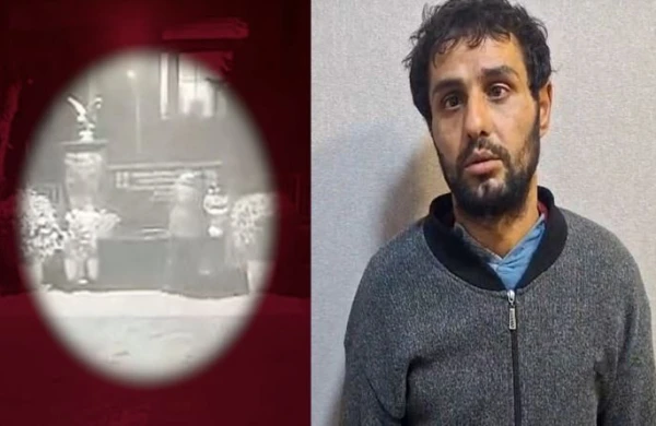 Bakıda şəhid bulağından oğurluq edilib - VİDEO&nbsp;