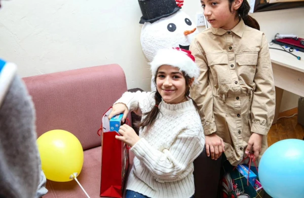 Leyla Əliyevanın təşəbbüsü ilə bir sıra uşaq müəssisələrində Yeni il tədbiri keçirilib