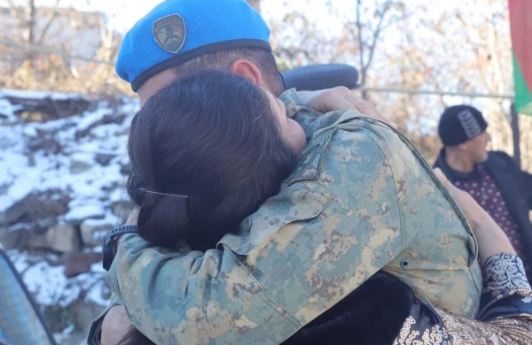 Şuşakənd ilk əsgərini qarşıladı: TƏSİRLİ ANLAR