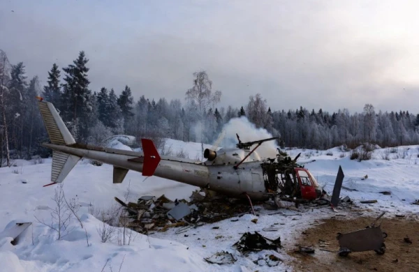 &nbsp;Rusiyada&nbsp; helikopter partladı