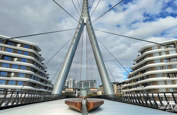 Bakıda MÖHTƏŞƏM piyada körpüsü inşa edildi