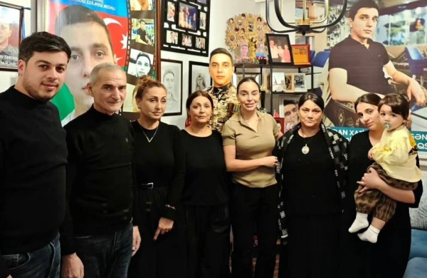 Leyla Əliyeva şəhid Tərlan Məmmədovun ailəsini ziyarət etdi&nbsp;