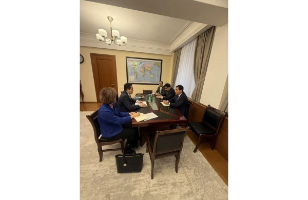 Hikmət Hacıyev Qazaxıstan səfiri ilə əməkdaşlığı müzakirə edib&nbsp;