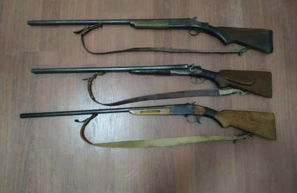 Polis ov tüfəngləri aşkar etdi