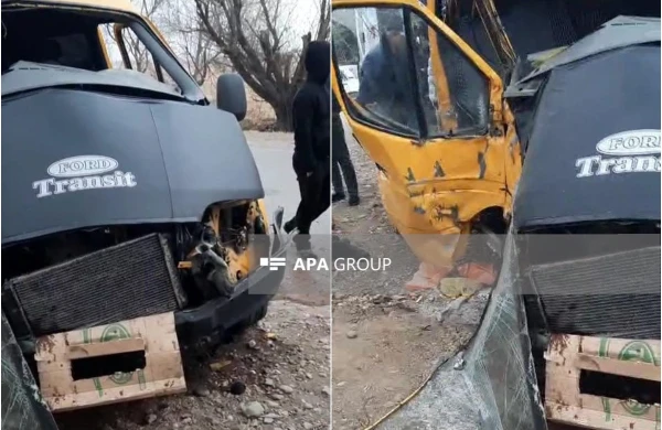 Şəmkirdə dəhşətli qəza: Ölən var