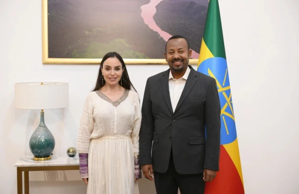 Leyla Əliyeva Efiopiyanın Baş naziri ilə görüşüb