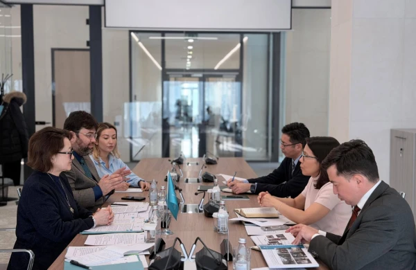 Türk Mədəniyyəti və İrsi Fondu ilə Qazaxıstan Respublikası Milli Bankı arasında yeni əməkdaşlıq istiqamətləri&nbsp;&nbsp;