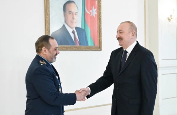 Prezident iranlı naziri qəbul etdi - Fotolar 