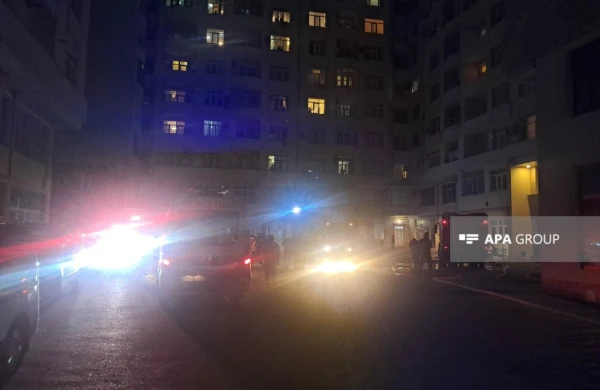 Bakıda bina yanıb -SON DƏQİQƏ