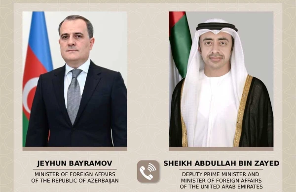 Azərbaycan və BƏƏ XİN başçıları Yaxın Şərqdə vəziyyəti müzakirə edib&nbsp;