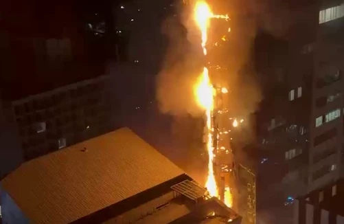 Tbilisidə Liberty Bankının baş ofisi yanır - ANBAAN  