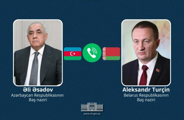 Əli Əsədov belaruslu həmkarı ilə İranın Naxçıvana PUA hücumunu müzakirə edib&nbsp;