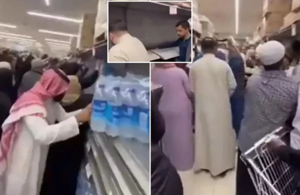 Qida ehtiyatı azaldı, marketlərdə ərzaq davası düşdü - Video&nbsp;