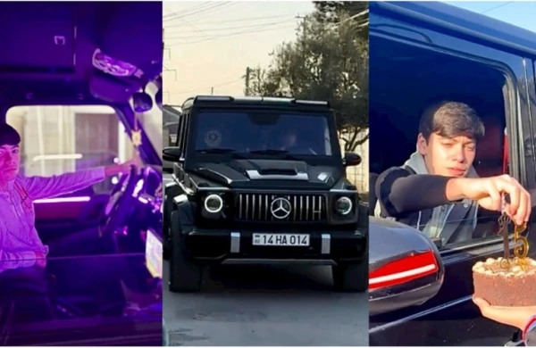 Atasının "Gelandevagen"ində ad gününü qeyd edən azyaşlı tapıldı- Atası cərimələndi&nbsp;&nbsp;