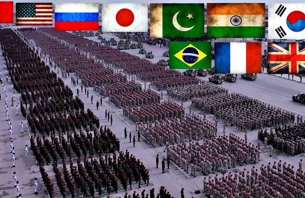 Dünyanın 5 ən böyük ordusu olan ölkələr&nbsp; HANSILARDIR?&nbsp; &nbsp; —&nbsp; &nbsp;SİYAHI +ƏSGƏR SAYI