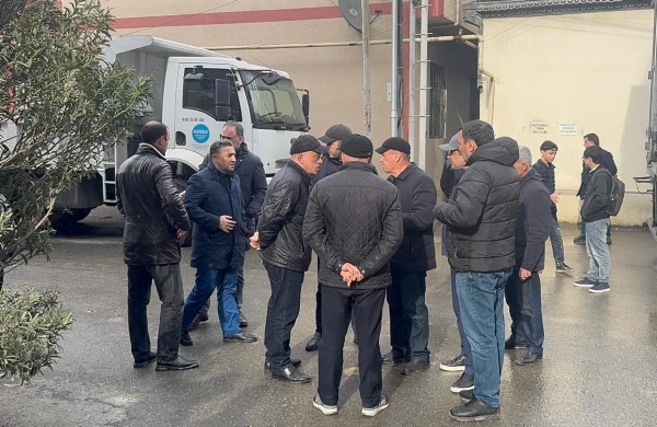 Zaur Mikayılov kollektorun çökdüyü əraziyə getdi - VİDEO/FOTO&nbsp;