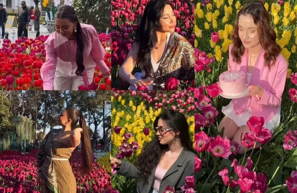 Bakı bulvarında gülləri əzən qızlar görün kimlərdir&nbsp; &nbsp; —&nbsp; &nbsp;ADLAR