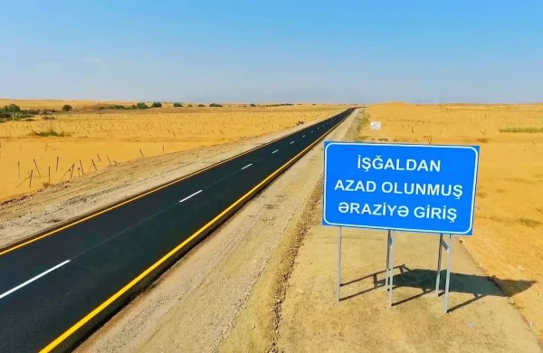 İşğaldan azad edilmiş ərazilərdə 1 400 km-dən çox avtomobil yolu tikilib&nbsp;