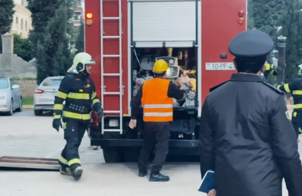 FHN Gəncədə şərti yanğın təlimi keçirib, nöqsanlar aşkar olub