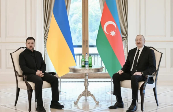 İlham Əliyevin Volodimir Zelenski ilə təkbətək görüşü olub&nbsp;