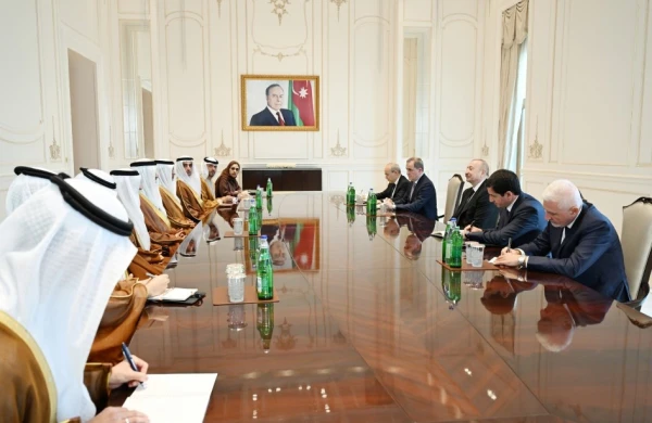 Prezident İlham Əliyev BƏƏ nümayəndə heyətini qəbul edib&nbsp;