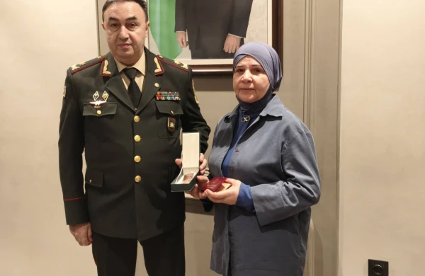 Prezidentin təltifi şəhidin anasına təqdim olundu - FOTO&nbsp;&nbsp;