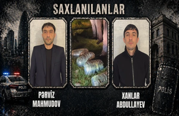 Oğuzda narkokuryerlər saxlanılıb&nbsp;
