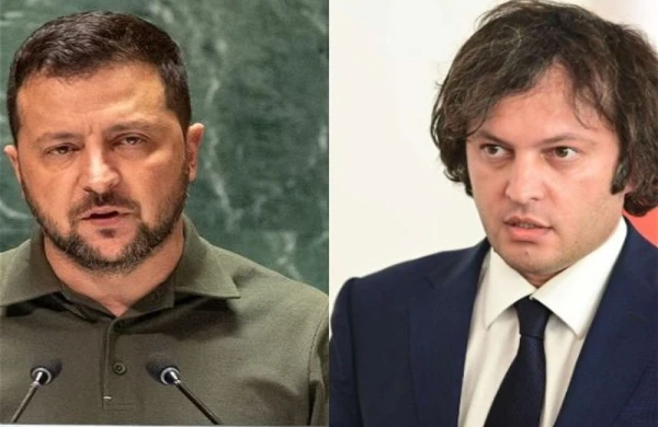 Zelenski İrəvanda Gürcüstan Baş naziri ilə görüşüb