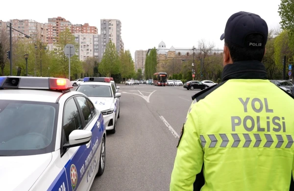 Yol polisi “Təmiz hava” aylığı ilə bağlı tədbir keçirib - VİDEO&nbsp;