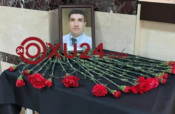  Milli Onkologiya Mərkəzi həkimi ilə vidalaşır   —  FOTO