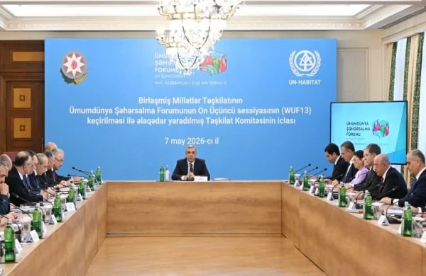 WUF13-ün təşkili ilə əlaqədar iclası keçirildi - Samir Nuriyev tapşırıqlar verdi