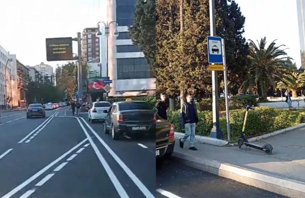 Rəşid Behbudov küçəsindəki xətlənmə çaşqınlıq yaratdı - Video&nbsp;