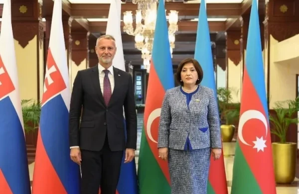 Sahibə Qafarova Slovakiya Milli Şurasının sədri ilə görüşdü - FOTO