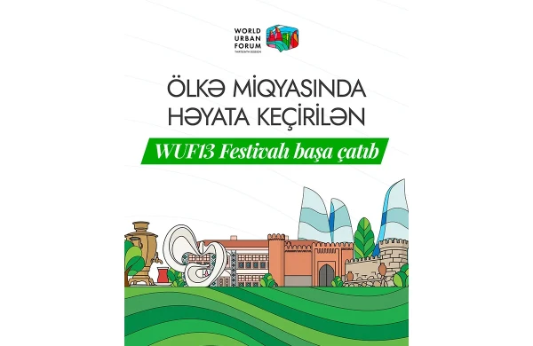 Azərbaycanın 9 şəhərində keçirilən WUF13 festivallarında 115 mindən çox insan iştirak edib&nbsp;
