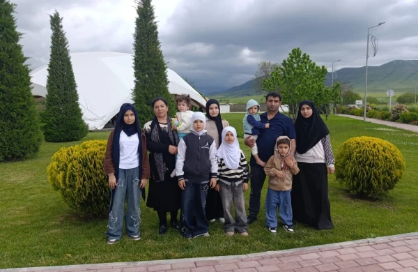 10 övladlı ailə Xocalıya qayıdıb - FOTO