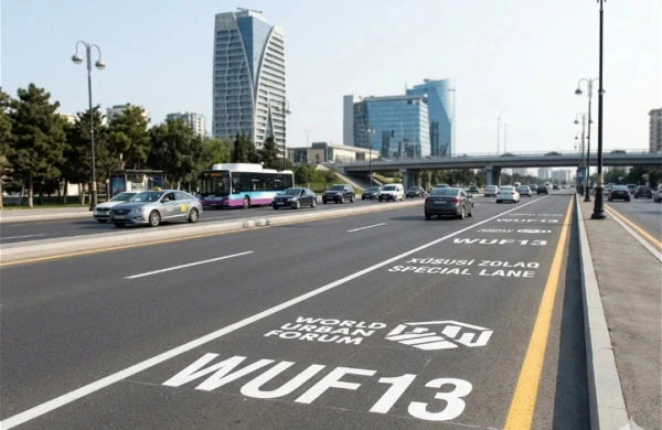 WUF13-lə bağlı çəkilmiş xüsusi hərəkət zolaqları sabahdan qüvvədən düşür&nbsp;